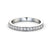 Half Eternity Ring, Round Cut Classic Design