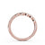 Half Eternity Ring, Round Cut Vintage Design
