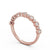 Half Eternity Ring, Round Cut Vintage Design