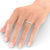Half Eternity Ring, Vintage Design, Milgrain Edge