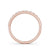 Half Eternity Ring, Vintage Design, Princess Cut