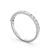 Half Eternity Ring, Vintage Design, Princess Cut