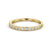 Half Eternity Ring, Vintage Design, Princess Cut