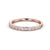 Half Eternity Ring, Vintage Design, Princess Cut