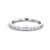 Half Eternity Ring, Vintage Design, Princess Cut