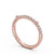 Half Eternity Ring, Vintage Design, Round Cut