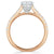 Heart Cut Lab Diamond Engagement Ring, Classic Style