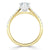 Marquise Cut Lab Diamond Engagement Ring, Classic Style