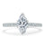 Marquise Cut Lab Diamond Engagement Ring, Classic Style