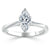 Marquise Cut Lab Diamond Engagement Ring, Classic Style