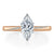 Marquise Cut Lab Diamond Engagement Ring, Classic Style