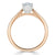 Marquise Cut Lab Diamond Engagement Ring, Classic Style