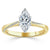 Marquise Cut Lab Diamond Engagement Ring, Classic Style