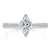 Marquise Cut Lab Diamond Engagement Ring, Classic Style