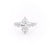 Marquise Cut Lab Diamond With Hidden Halo And Side Stones