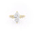 Marquise Cut Lab Diamond With Hidden Halo And Side Stones