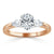 Oval Cut Lab Diamond 3 Stone Engagement Ring