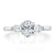 Oval Cut Lab Diamond 3 Stone Engagement Ring