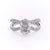 Oval Cut Lab Diamond Criss-Cross Design
