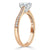 Oval Cut Lab Diamond Engagement Ring, Classic Style