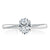 Oval Cut Lab Diamond Engagement Ring, Classic Style
