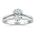 Oval Cut Lab Diamond Engagement Ring, Classic Style with Split Shank