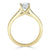 Oval Cut Lab Diamond Engagement Ring, Classic Style with Split Shank