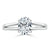 Oval Cut Lab Diamond Engagement Ring, Classic Style with Split Shank
