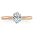 Oval Cut Lab Diamond Engagement Ring, Classic Style
