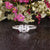 Oval Cut Lab Diamond Engagement Ring, Vintage Design