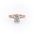 Oval Cut Lab Diamond Engagement Ring, Vintage Design