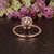 Oval Cut Lab Diamond Engagement Ring, Vintage Halo Design