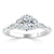 Oval Cut Lab Diamond Engagement Ring, Vintage Style