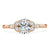 Oval Cut Lab Diamond Engagement Ring, Vintage Style
