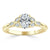 Oval Cut Lab Diamond Engagement Ring, Vintage Style