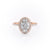 Oval Cut Lab Diamond Engagement Ring With Halo
