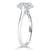 Oval Cut Lab Diamond Halo Engagement Ring