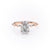 Oval Cut Lab Diamond Ring, Delicate Vintage Style