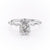 Oval Cut Lab Diamond Ring, Delicate Vintage Style