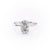 Oval Cut Lab Diamond Ring With Hidden Halo
