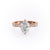 Oval Cut Lab Diamond Stone Set Shoulders With Milgrain Edge