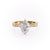 Oval Cut Lab Diamond Stone Set Shoulders With Milgrain Edge