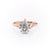 Pear Cut Lab Diamond 3 Stone Ring