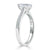 Pear Cut Lab Diamond Engagement Ring, Classic Style