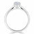 Pear Cut Lab Diamond Engagement Ring, Classic Style