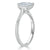 Pear Cut Lab Diamond Engagement Ring, Classic Style