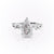 Pear Cut Lab Diamond Engagement Ring, Twig Design