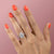 Pear Cut Lab Diamond Full Set