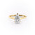 Pear Cut Lab Diamond Ring With Hidden Halo