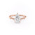 Pear Cut Lab Diamond Vintage Design